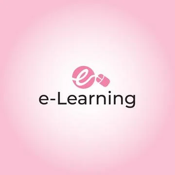 E learning logo イラスト素材