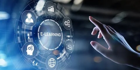 E-learning Online Education Training Webinar Seminar Personal Development and Stock Photos