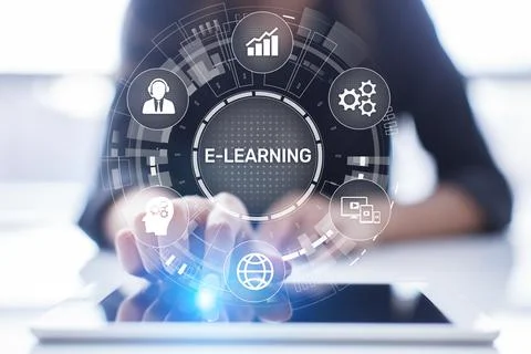 E-learning Online Education Training Webinar Seminar Personal Development and Stock-Fotos