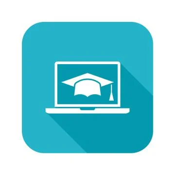 E-learning or Online education Stock Illustration