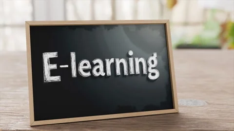 E-learning platform showcasing modern educational tools Stock Footage 313878706