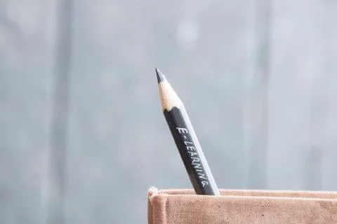 E-learning school idea Stock Photos