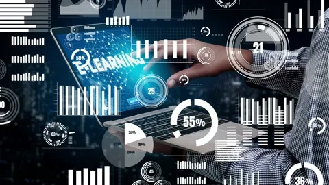 E-learning for Student and University conceptual Stock Footage 164169088