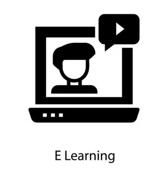 E learning Vector Stock Illustration