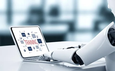 E-learning website with sofware for student to study on the internet snugly Stock Illustration