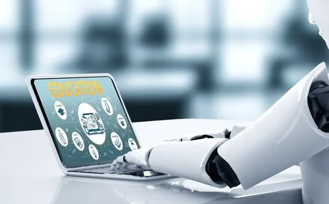 E-learning website with sofware for student to study on the internet snugly Stock Illustration