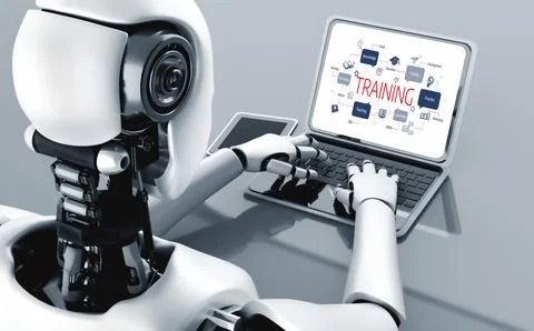 E-learning website with sofware for student to study on the internet snugly Stock Illustration