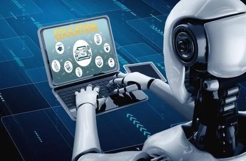 E-learning website with sofware for student to study on the internet snugly Stock Illustration