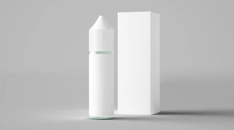 E-liquid packaging Stock Illustration