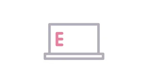 E+A logos displayed together, representing educational and electronic service Stock Footage 334998367