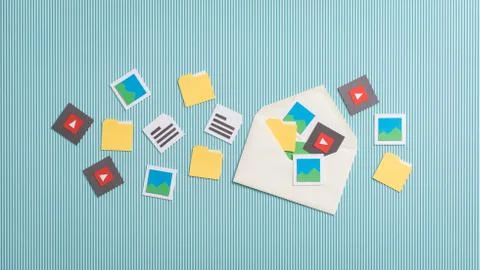 E-mail and attachments Photos