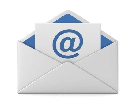 E mail and envelope concept illustration Stock Illustration