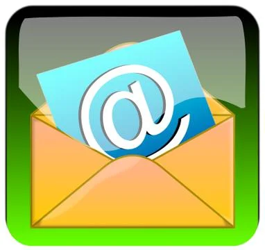E mail App Stock Illustration