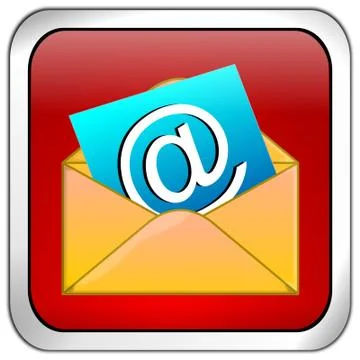 E-Mail Button Stock Illustration