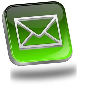 E-Mail Button Stock Illustration