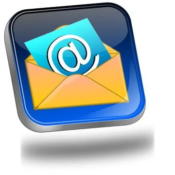 E-Mail Button Stock Illustration