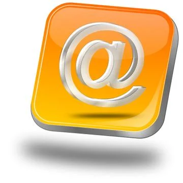 E-Mail Button Stock Illustration