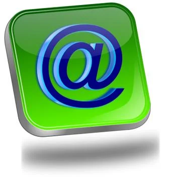 E-Mail Button Stock Illustration
