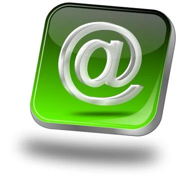E-Mail Button Stock Illustration