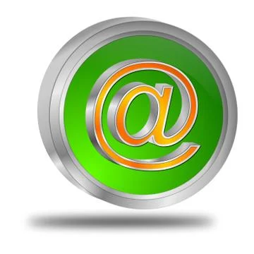 E-Mail Button Stock Illustration