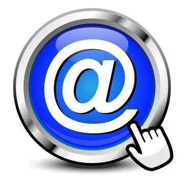 E-Mail button, Mail icon Illustrazione stock