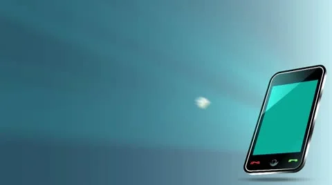 E-mail on cell phone Stock Footage 10760902