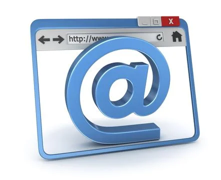 E-Mail Concept, This is a computer generated and 3d rendered picture Stock Illustration
