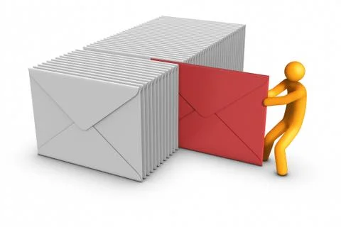 E-mail concept Stock Illustration