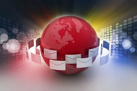 E mail concept Stock Illustration