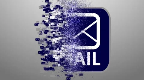 E-mail concept. Many e-mails Stock Footage 47689611