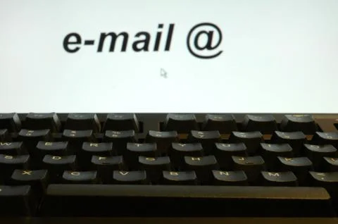 E mail conception Stock Photos