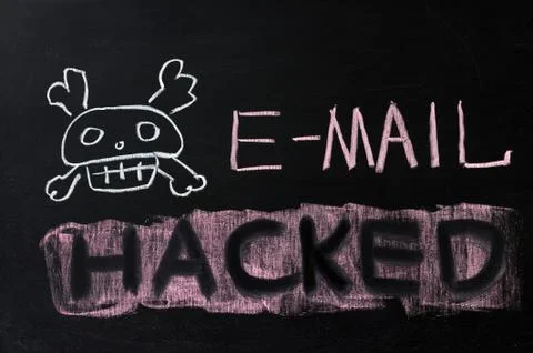 E-mail hacked Stock Photos