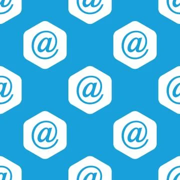 E-mail hexagon pattern Ilustración de archivo