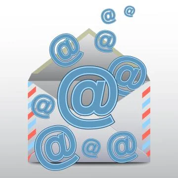 E-MAIL ICON Stock Illustration
