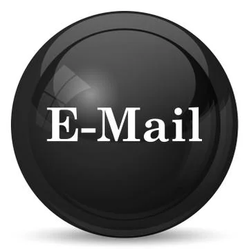 E-mail icon. Internet button on white background.. Stock Illustration