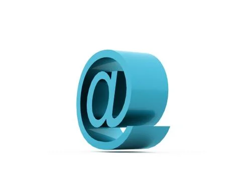E-mail icons on White Background. Stock Illustration