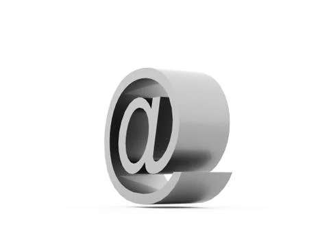 E-mail icons on White Background. Stock Illustration