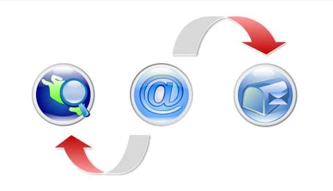 E-mail Stock Illustration