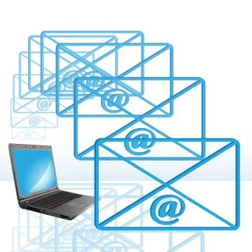 E-mail Stock Illustration