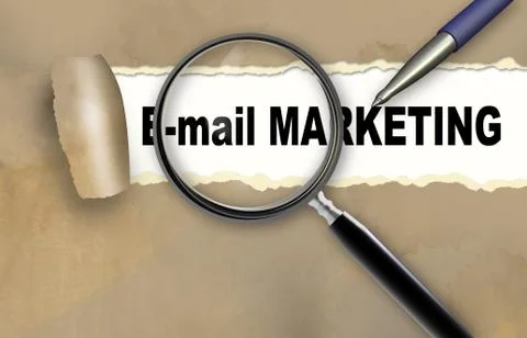 E - mail marketing Stock Illustration