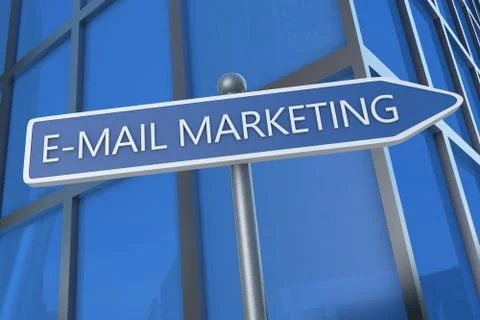 E-mail marketing Illustrazione stock