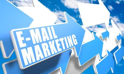 E-mail marketing Illustrazione stock