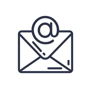 E-mail message smartphone interface icon vector Stock Illustration