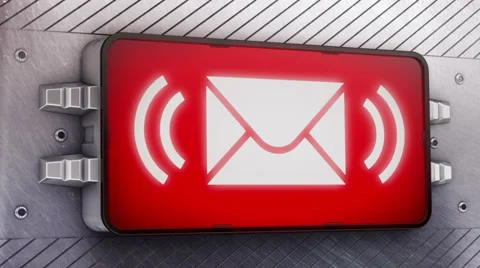 E-mail or sms. Looping. Stock Footage 34338668