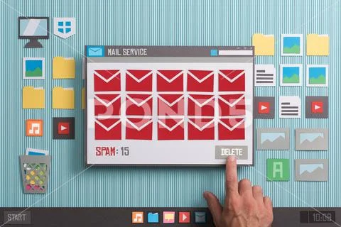 E-Mail service Stock Photos