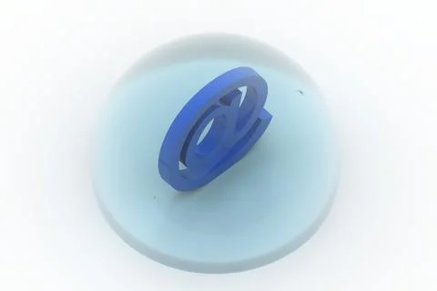 E mail sign in bubble Free Stock Illustration