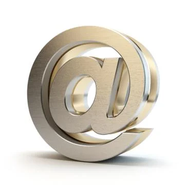 E-mail symbol 3D Stockillustratie