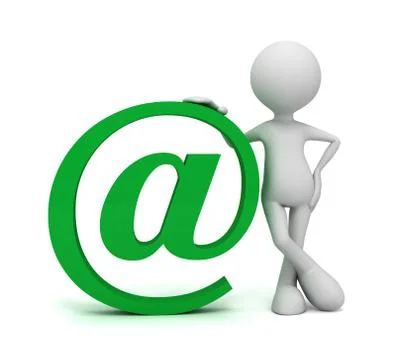 E mail symbol concept 3d illustration イラスト素材