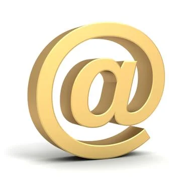 E mail symbol concept  3d illustration Stock Illustration