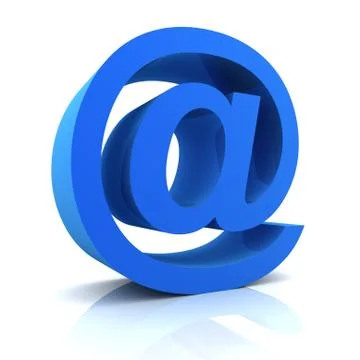 E mail symbol concept  3d illustration Stock Illustration